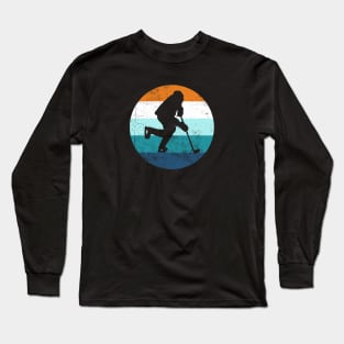 Vintage Ice Hockey Player Long Sleeve T-Shirt